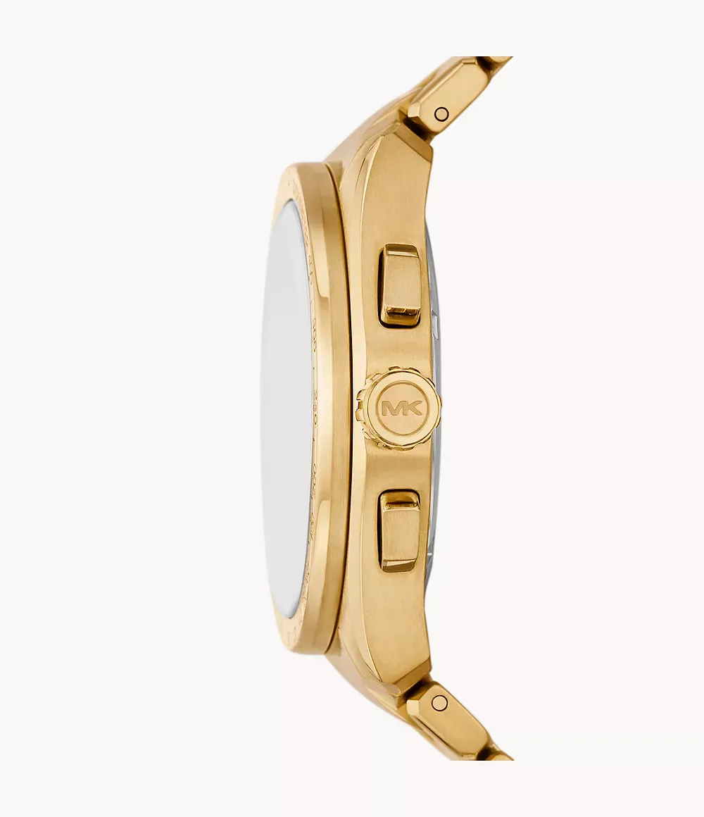 Michael Kors Accelerator 2.0 Chronograph Gold-Tone Stainless Steel Watch MK9177