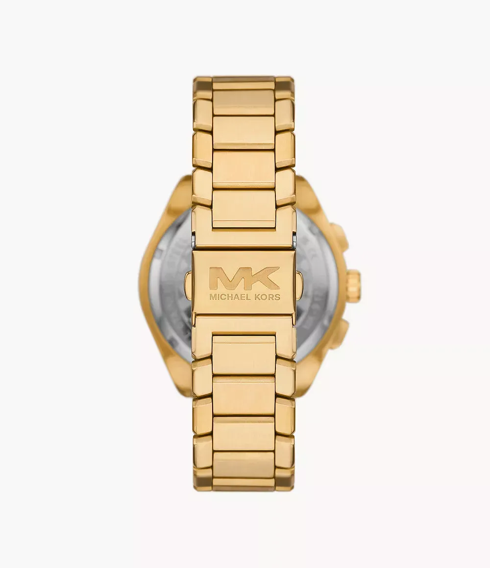 Michael Kors Accelerator 2.0 Chronograph Gold-Tone Stainless Steel Watch MK9177