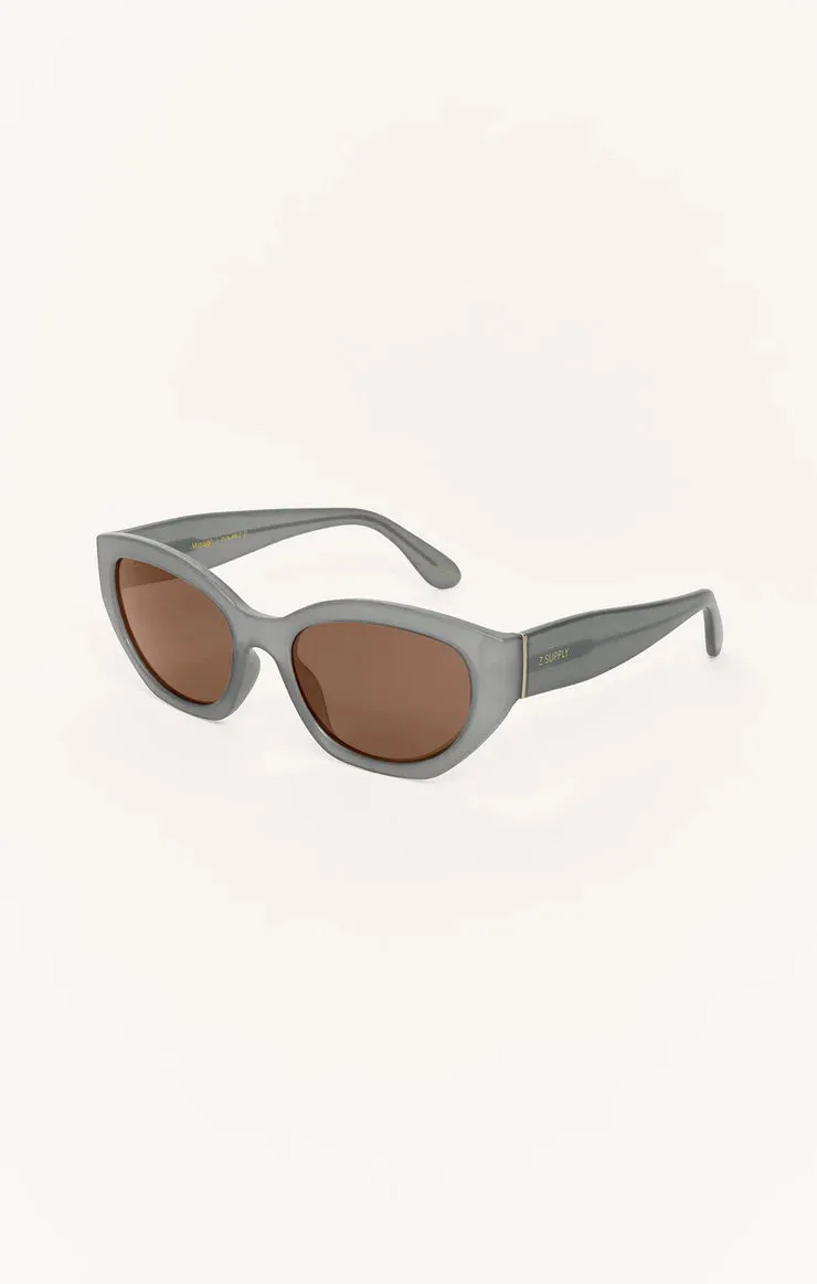 Mirage Sunglasses Pewter/Brown