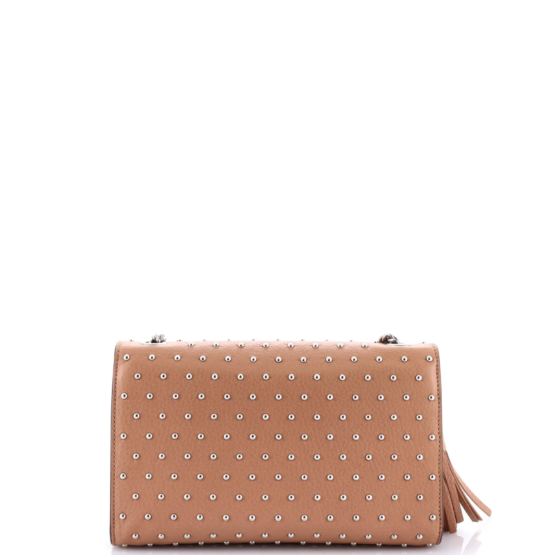 Miss Bamboo Shoulder Bag Studded Leather Medium