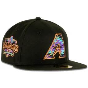 MLB Arizona Diamondbacks New Era Cooperstown Southwest 59FIFTY Fitted Hat - Black