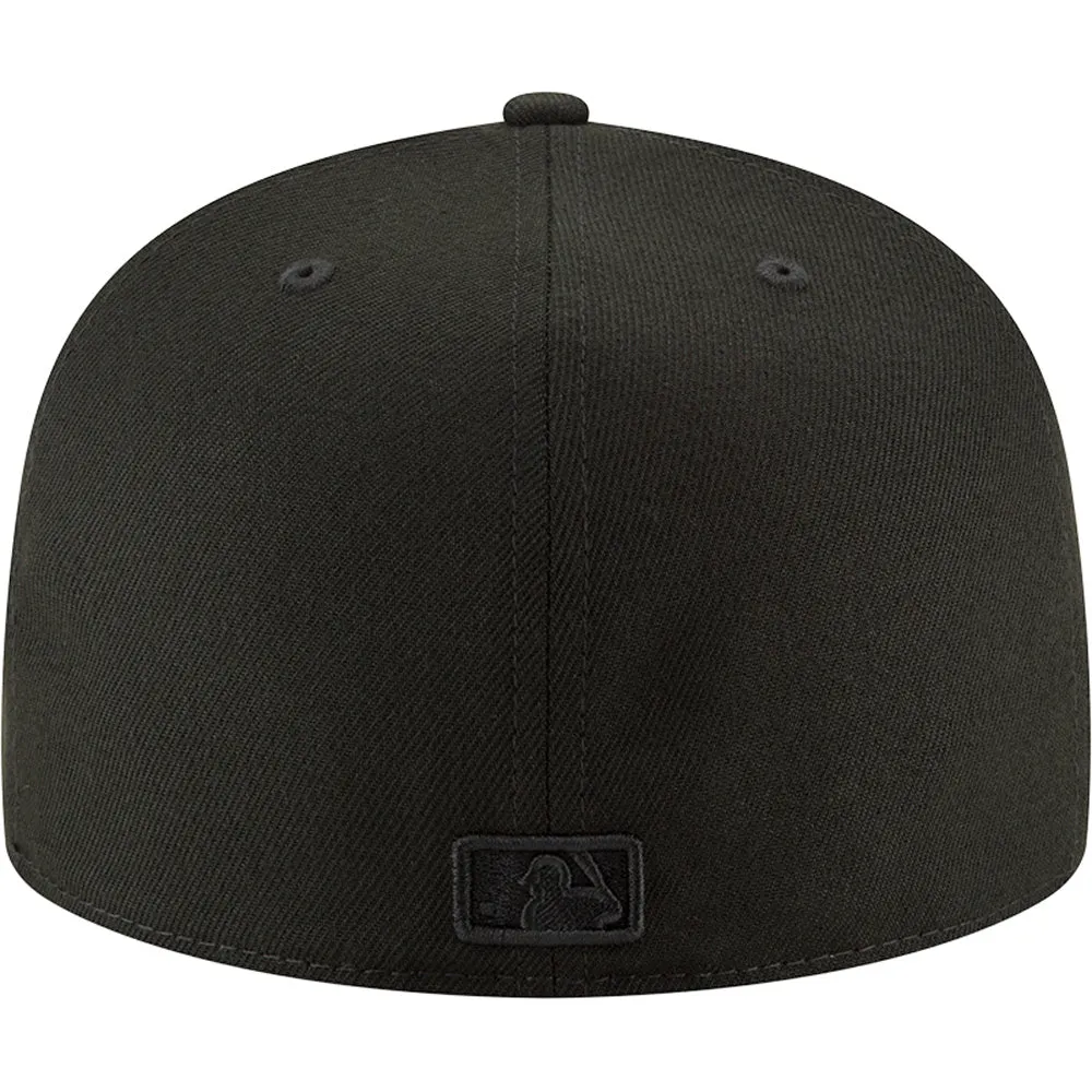 MLB Los Angeles Dodgers New Era Alternate Black on Black 59FIFTY Fitted Hat