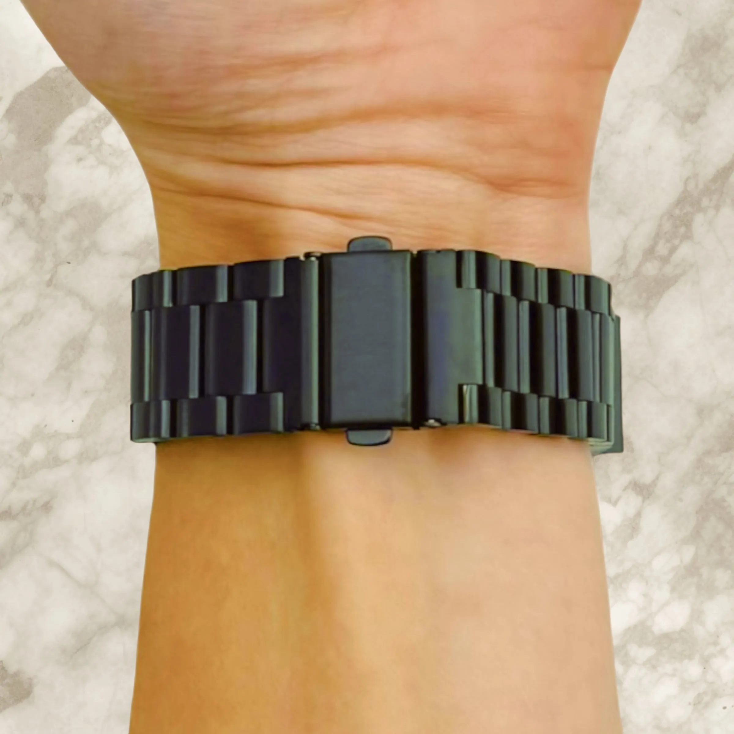 Mountblanc 22mm Range Stainless Steel Link Watch Strap