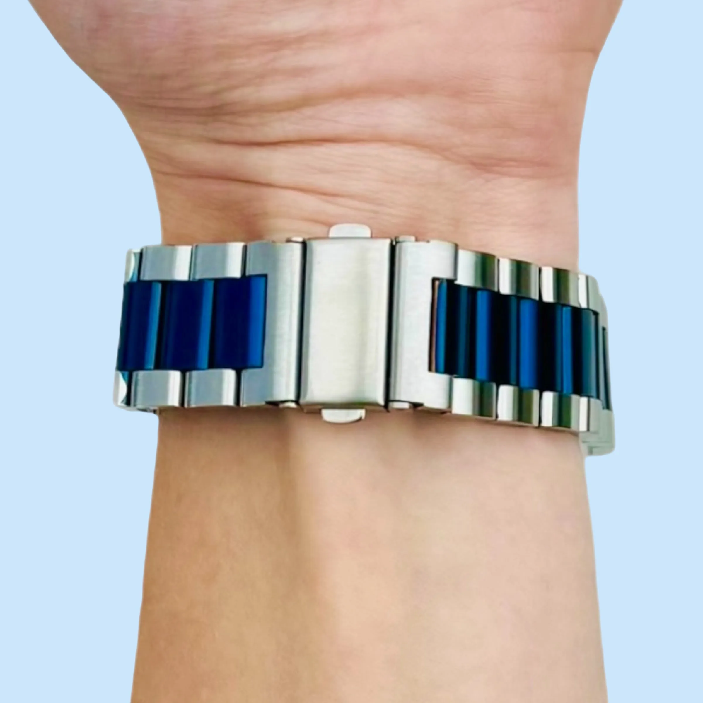Mountblanc 22mm Range Stainless Steel Link Watch Strap