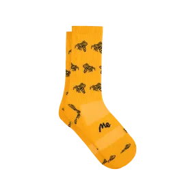MoveMe Crew Sock | Bumblebees