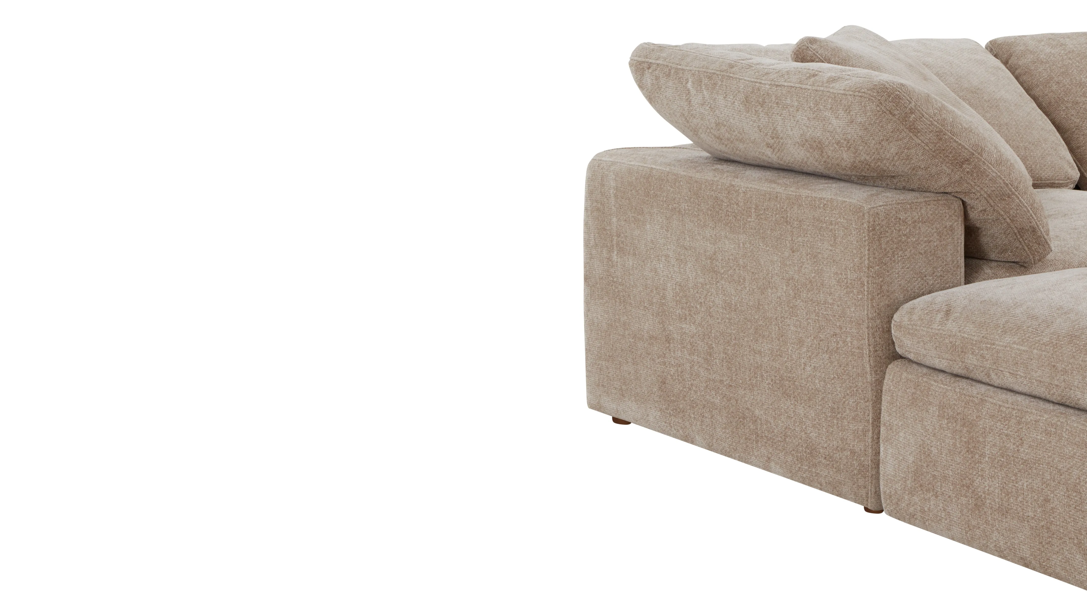 Movie Night™ 5-Piece Modular U-Shaped Sectional, Large, Champagne