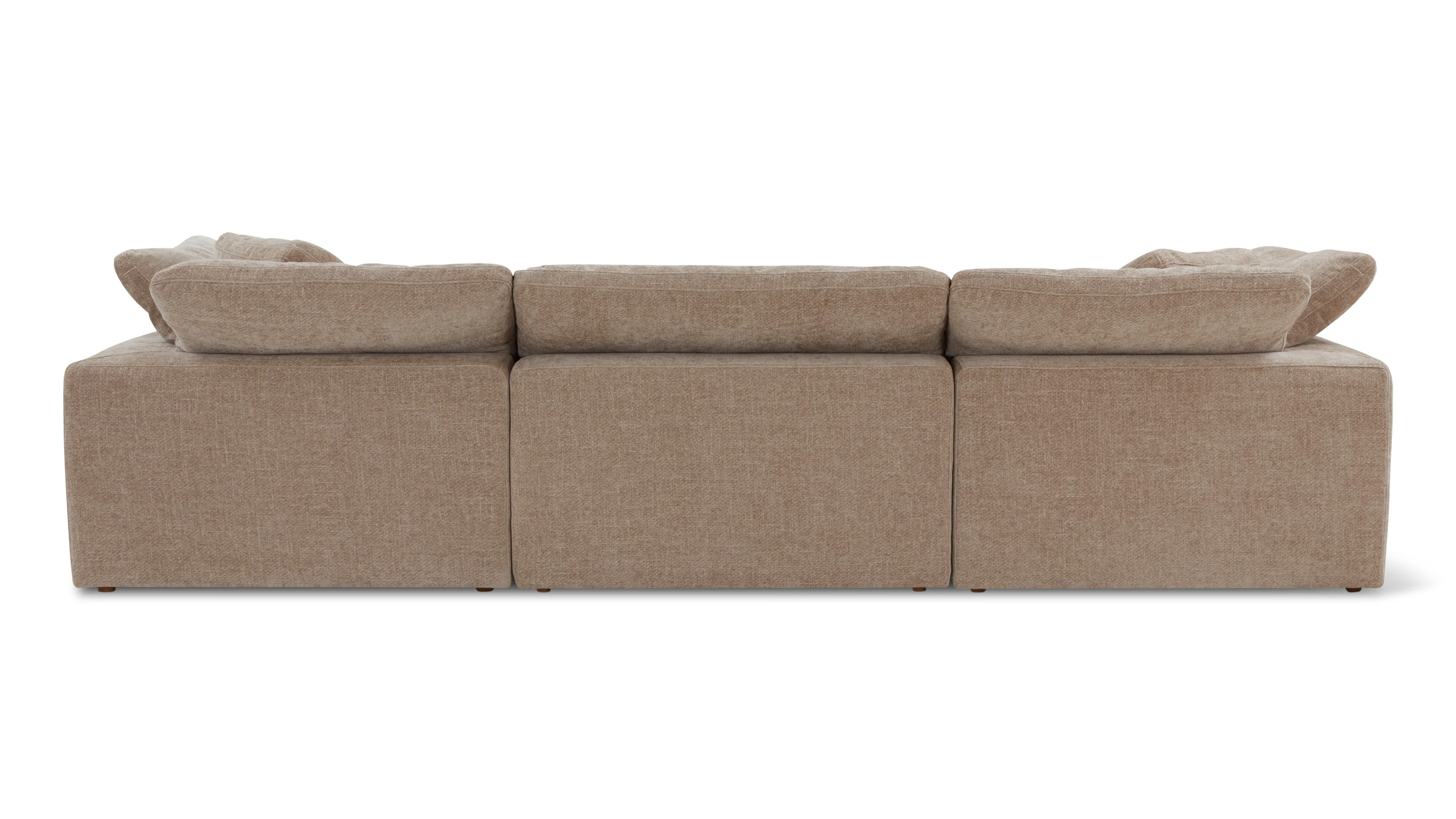Movie Night™ 5-Piece Modular U-Shaped Sectional, Large, Champagne