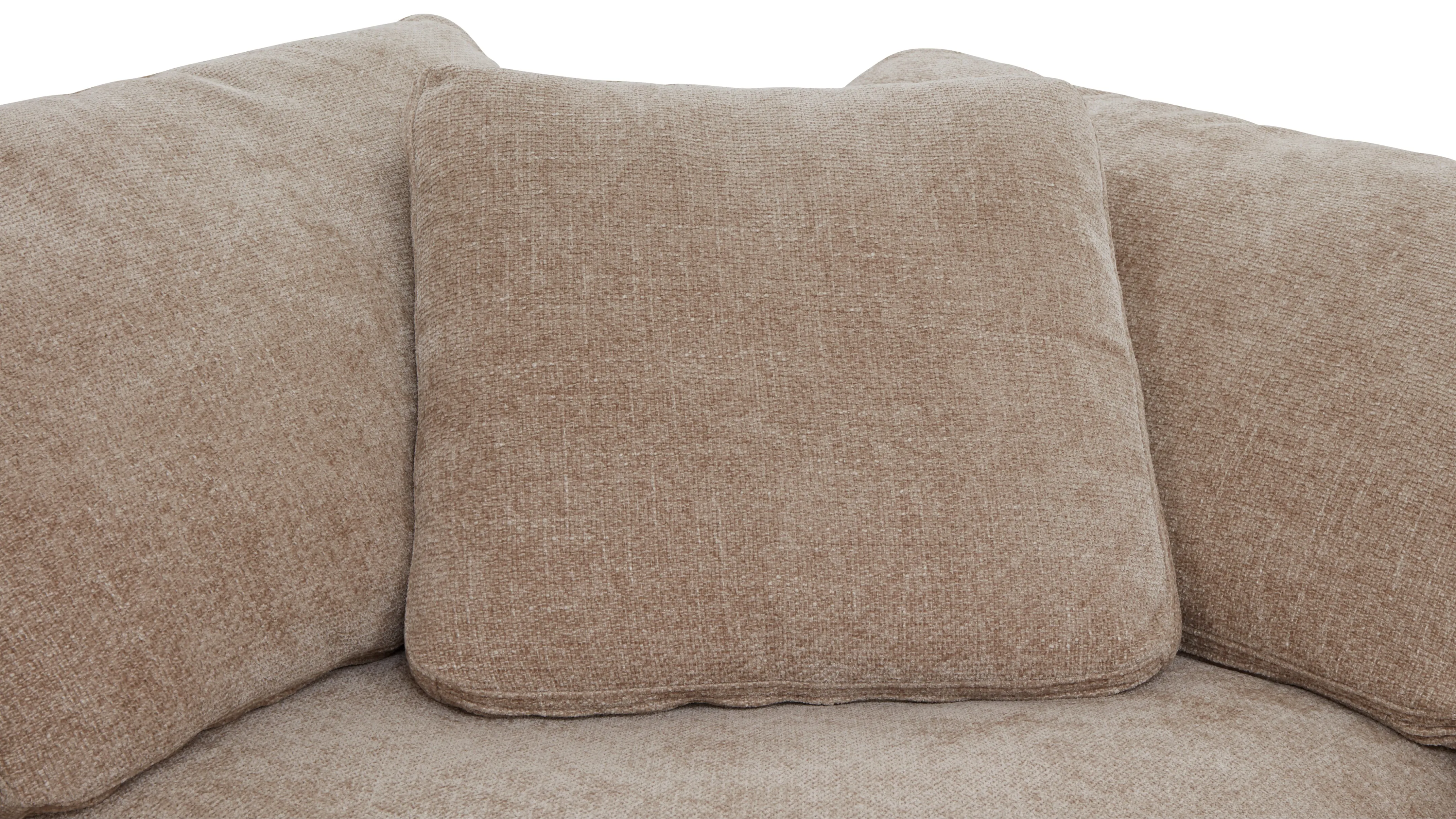 Movie Night™ 5-Piece Modular U-Shaped Sectional, Large, Champagne