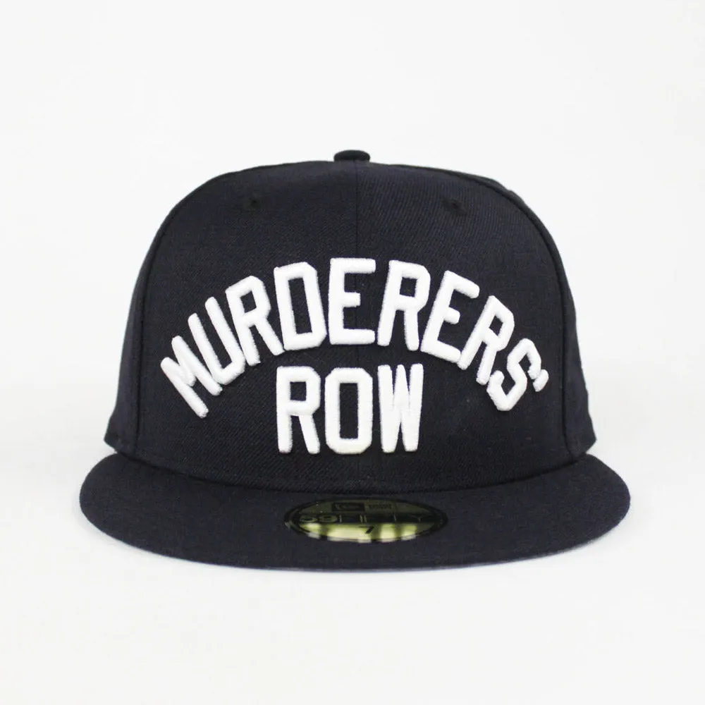 MURDERERS ROW New York Yankees New Era 59Fifty Fitted Hat (Navy Gray Under Brim)