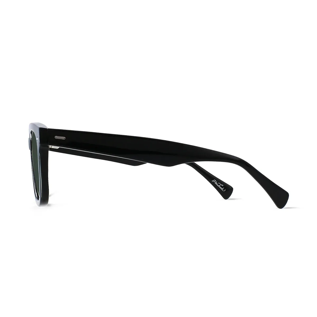 MYLES POLARIZED - CRYSTAL BLACK / GREEN POLARIZED