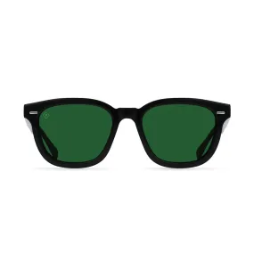 MYLES POLARIZED - CRYSTAL BLACK / GREEN POLARIZED
