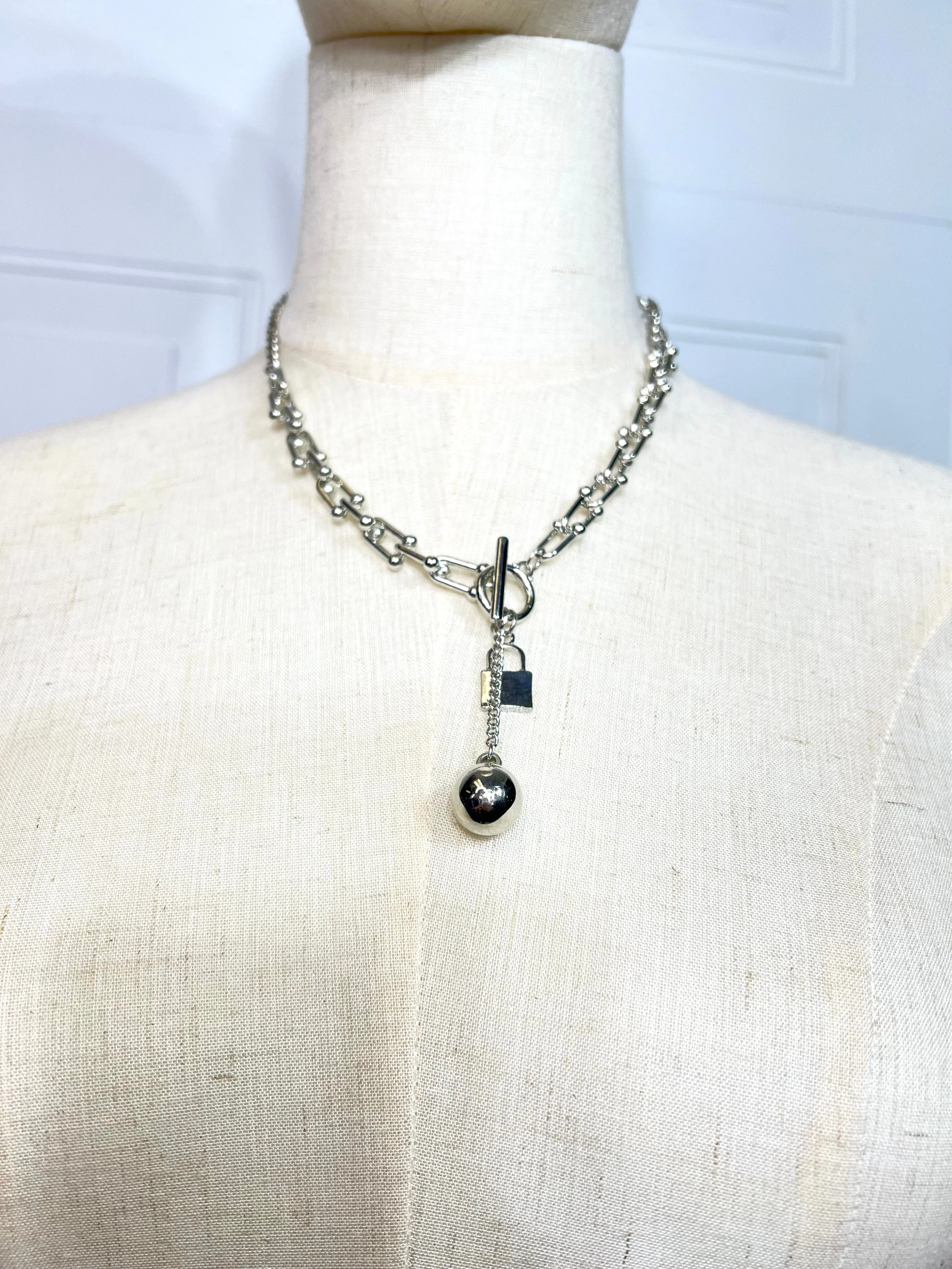 Nathalia Chunky Charms Necklace