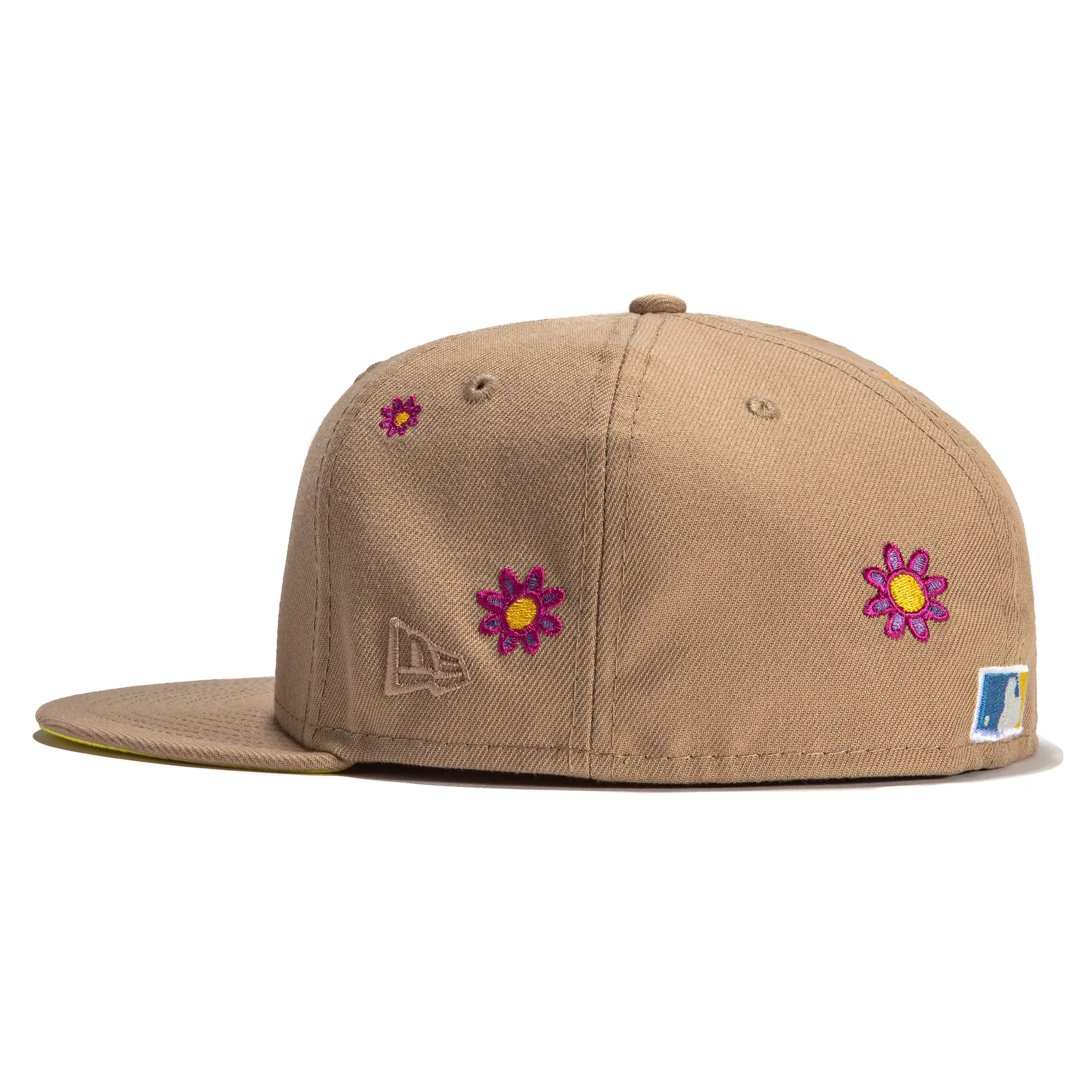 New Era 59Fifty Super Bloom Boston Red Sox 100th Anniversary Patch Alternate Hat - Tan