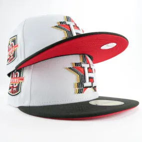 New Era Custom Exclusive Fitted Houston Astros Metallic (Shockwave) 20 Years Anniversary Patch