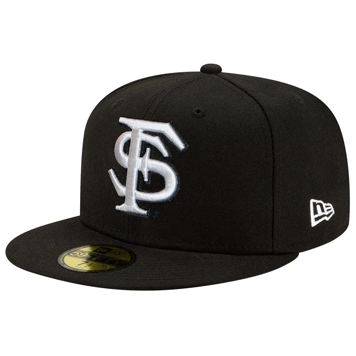 New Era Interlocking FS/Spear 59Fifty Fitted Cap - Black
