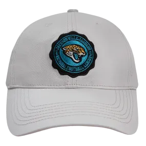 NFL JACKSONVILLE JAGUARS CREST EMBLEM DAD HAT (GRAY)