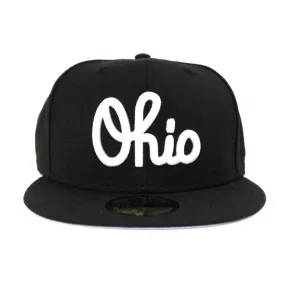 Ohio New Era 59Fifty Fitted Hat (Black Gray Under Brim)