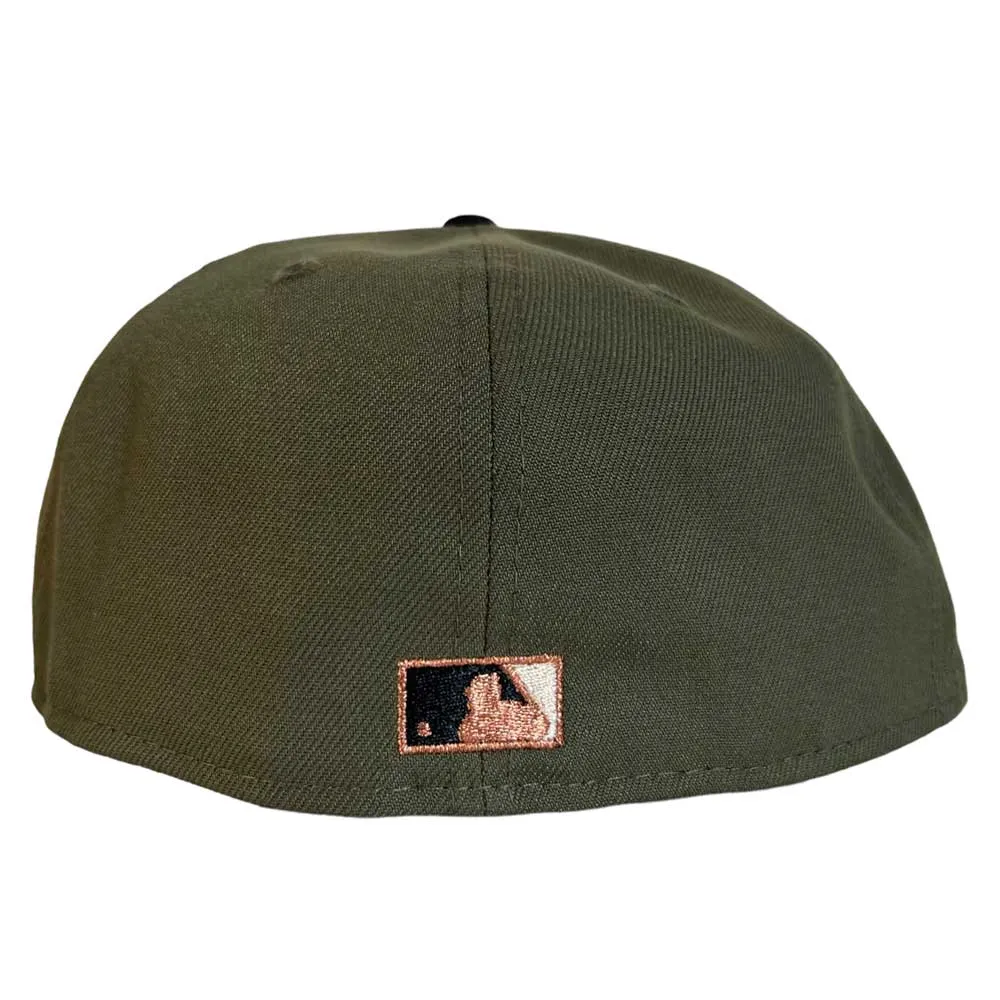 Olive Black Houston Astros New Era Hat 5950 Fitted