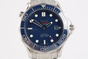﻿Omega Seamaster 300m Ceramic Blue Dial & Bezel 41mm