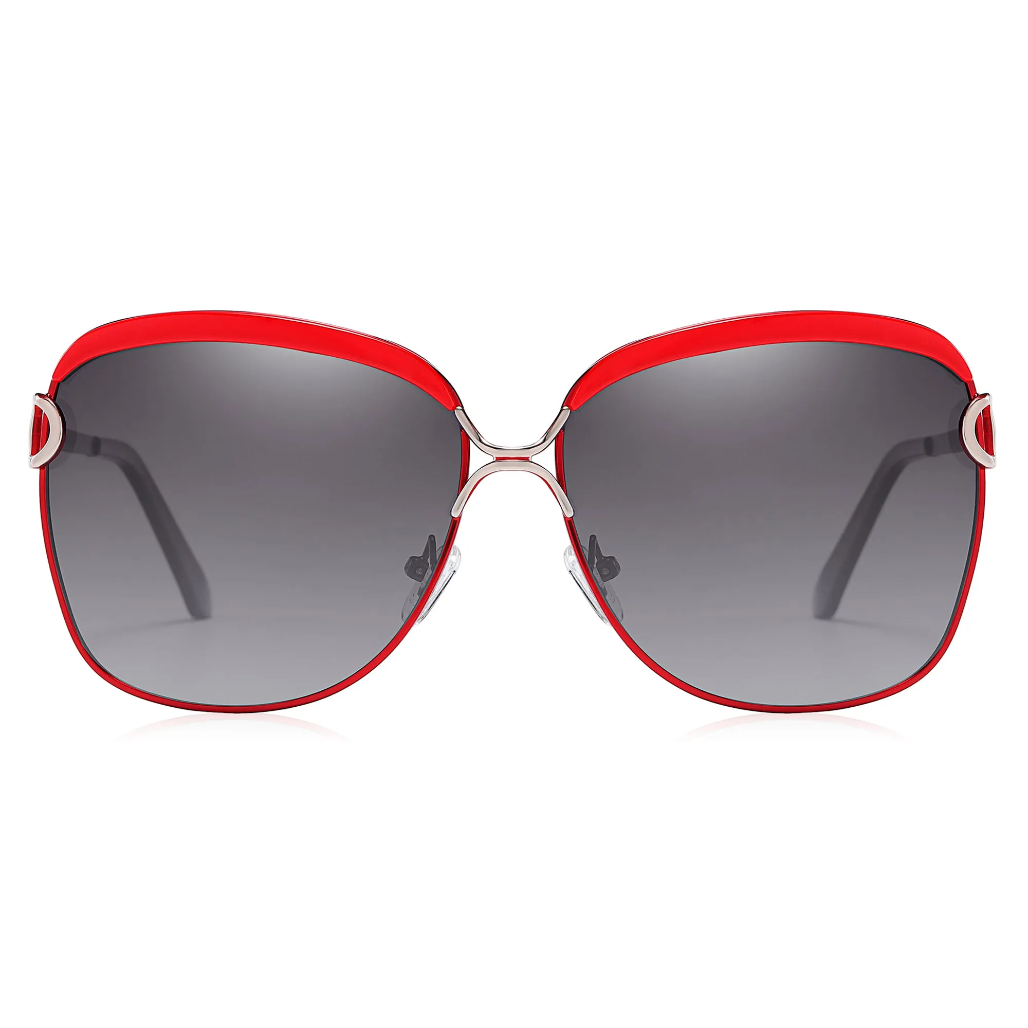 Oversized Women Sunglasses Polarized with Gradient Lens 8712