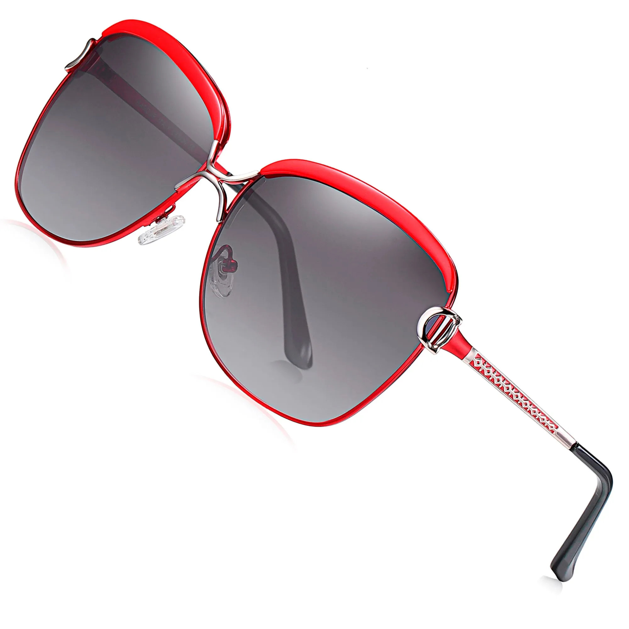 Oversized Women Sunglasses Polarized with Gradient Lens 8712