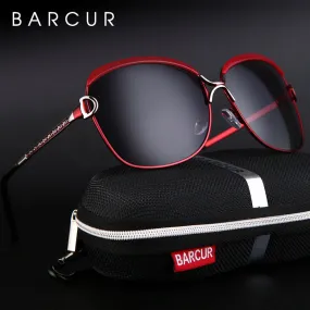 Oversized Women Sunglasses Polarized with Gradient Lens 8712