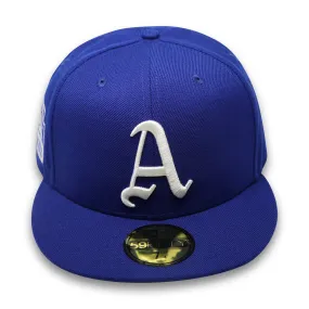 PHILADELPHIA ATHLETICS (ROYAL) (1929 WORLDSERIES) NEW ERA 59FIFTY FITTED ( OFF-WHITE UNDER VISOR)