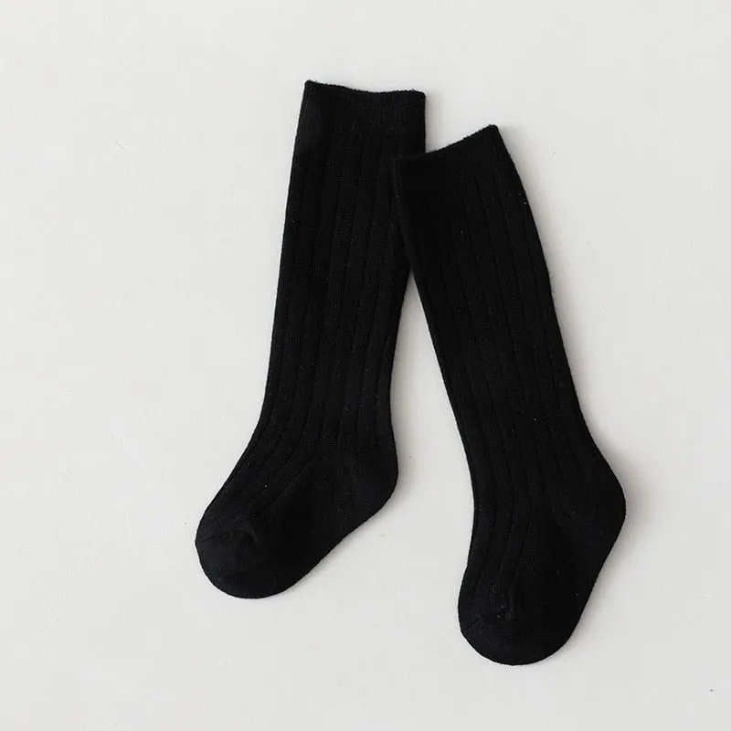 Premium Winter Knitted Socks Cotton Spandex Breathable Stripe Baby Socks, Unisex