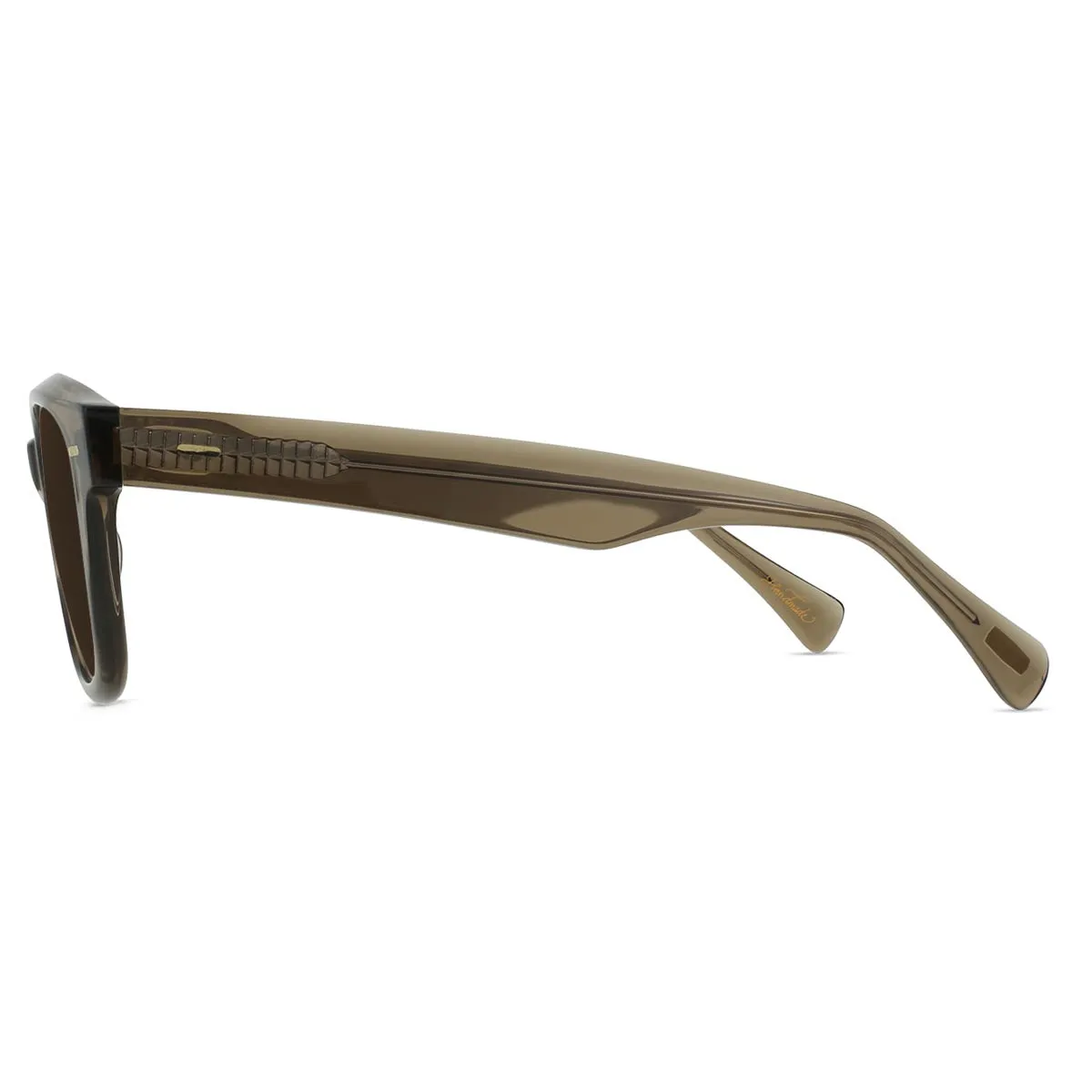 Raen Carby 53 Sunglasses - Ghost/Vibrant Brown Polarized