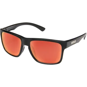 Rambler - Black/Polarized Red Mirror
