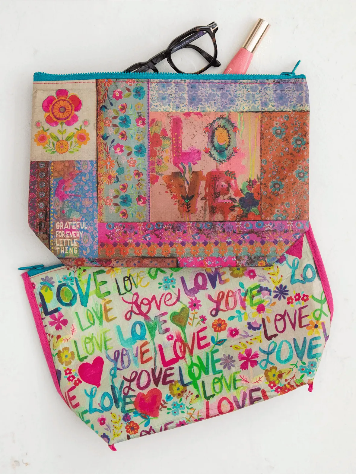 Recycled Zipper Pouch
