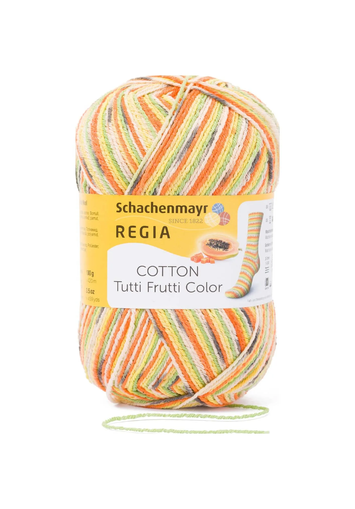 REGIA Color Cotton Sock Wool