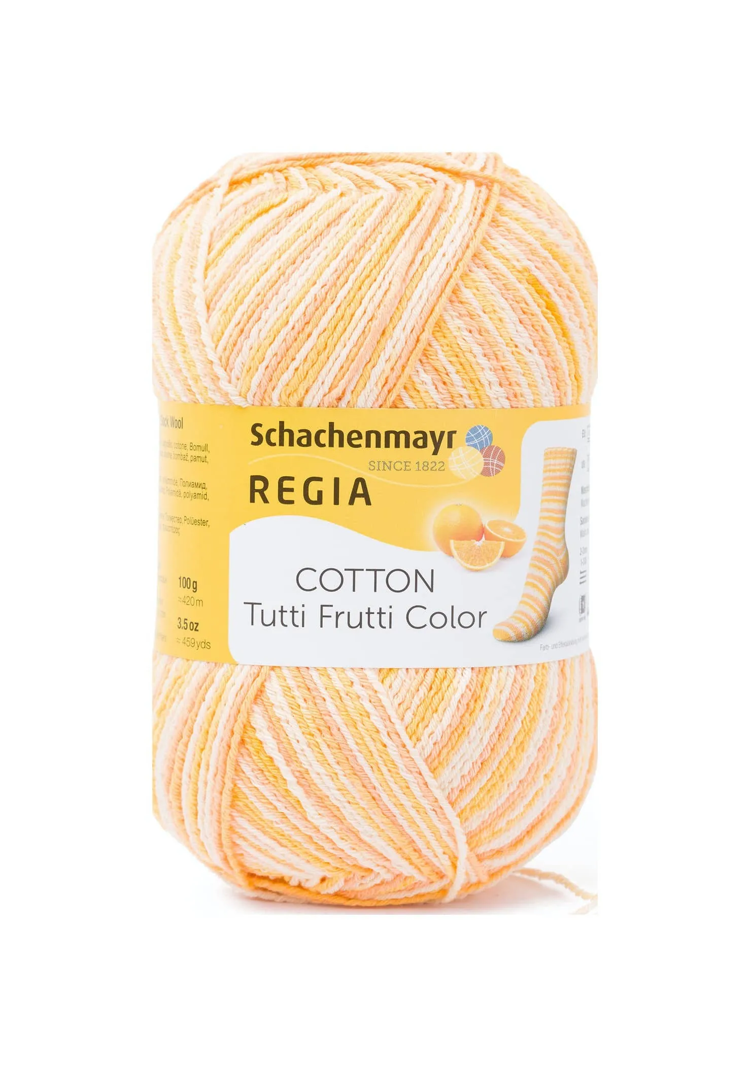 REGIA Color Cotton Sock Wool