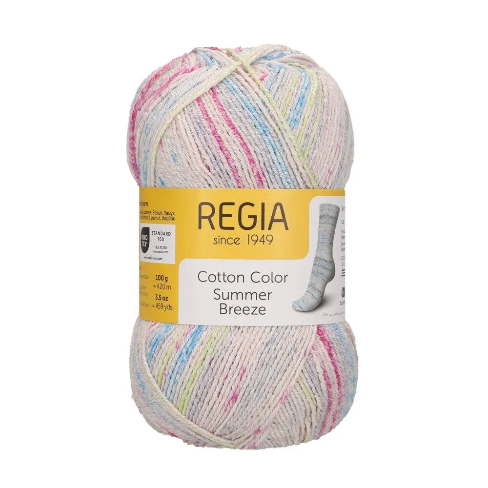 REGIA Color Cotton Sock Wool