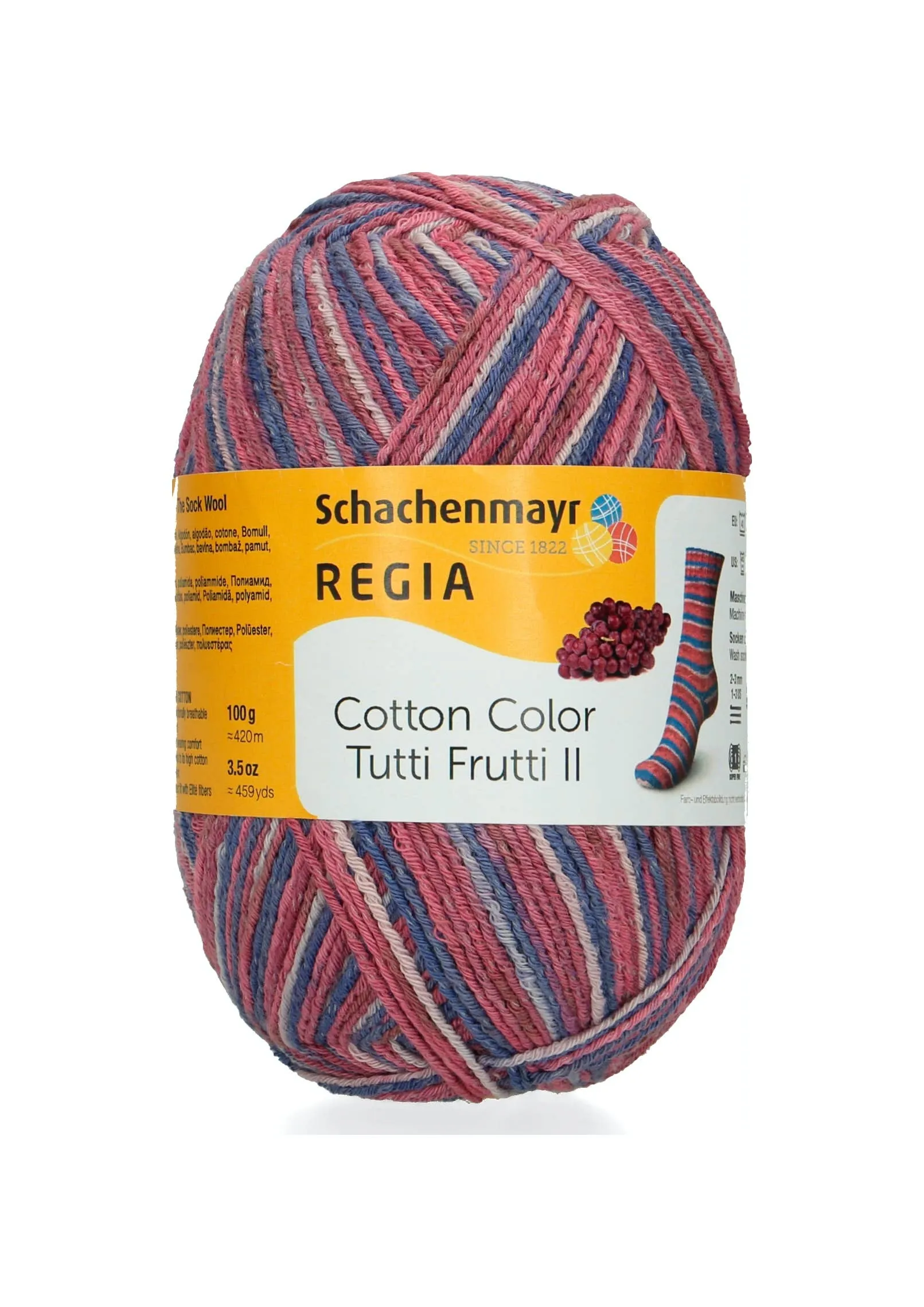 REGIA Color Cotton Sock Wool
