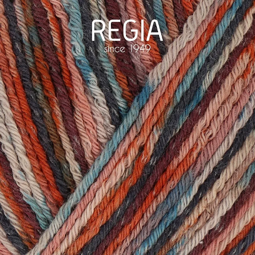 REGIA Color Cotton Sock Wool