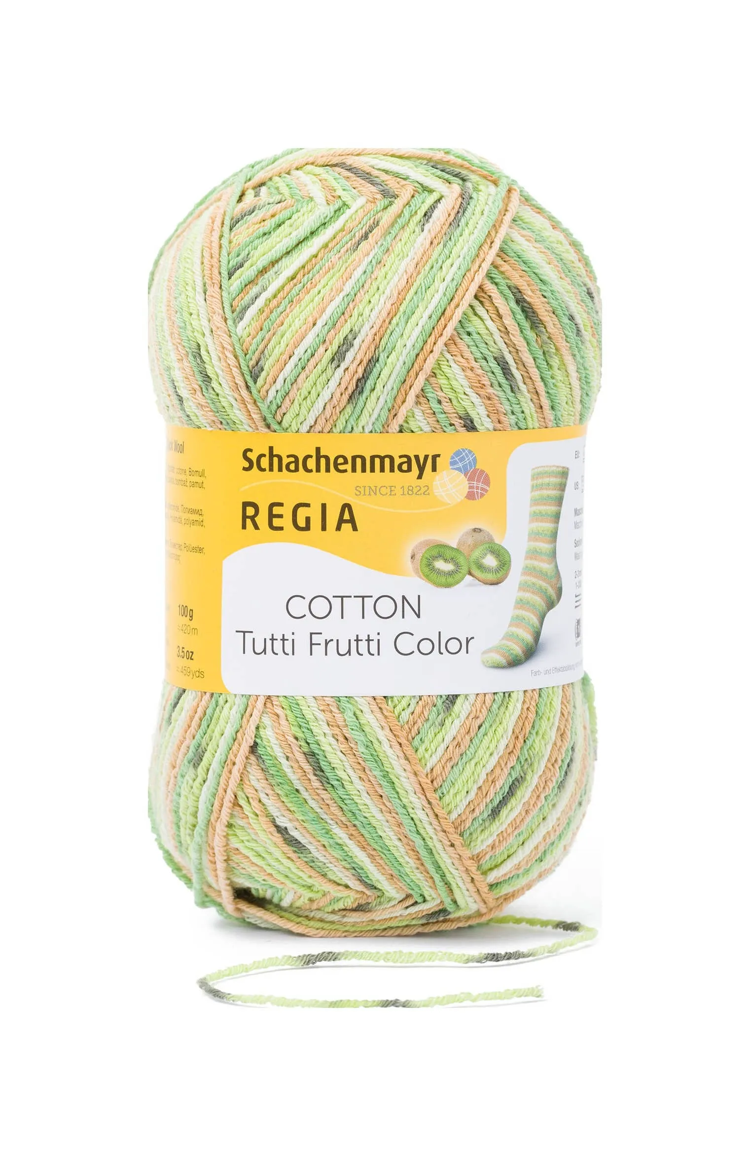 REGIA Color Cotton Sock Wool