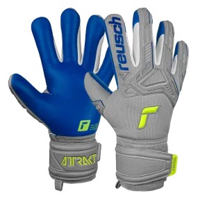 Reusch Attrakt Freegel Silver Finger Support - Grey-Yellow-Blue