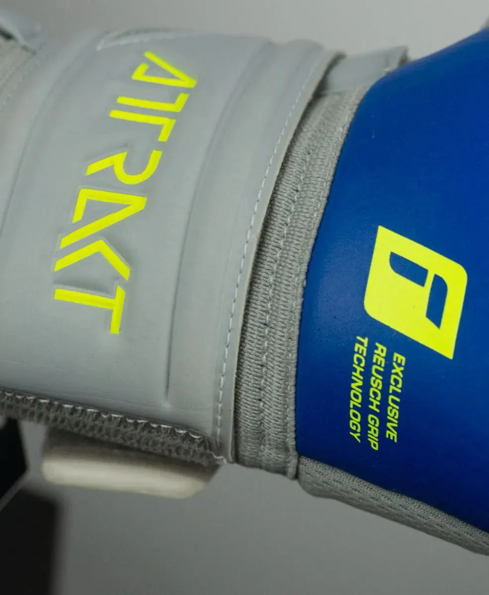 Reusch Attrakt Freegel Silver Finger Support - Grey-Yellow-Blue