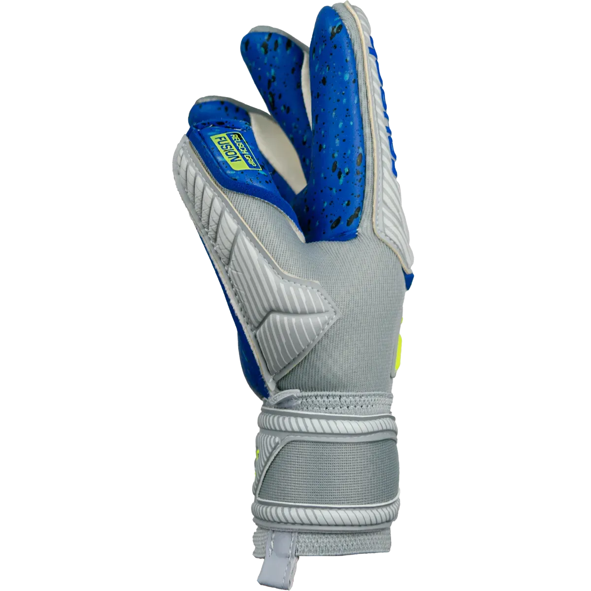 Reusch JR Attrakt Fusion FS Guardian - Grey-Yellow-Blue