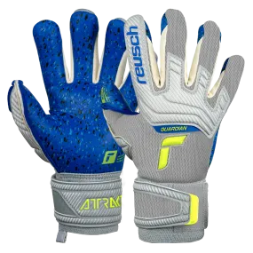Reusch JR Attrakt Fusion FS Guardian - Grey-Yellow-Blue