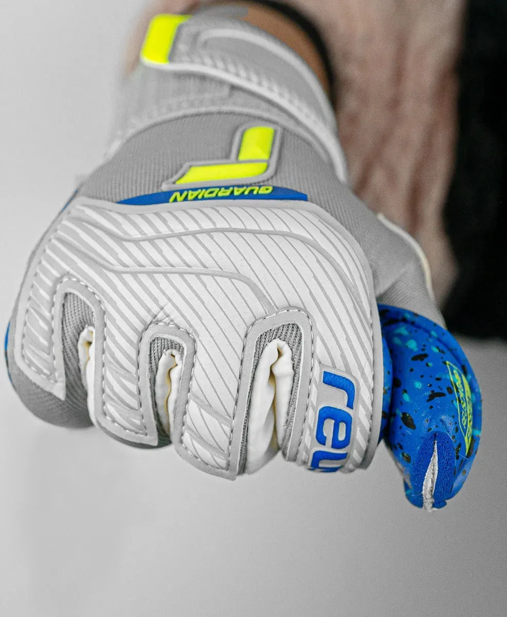 Reusch JR Attrakt Fusion FS Guardian - Grey-Yellow-Blue