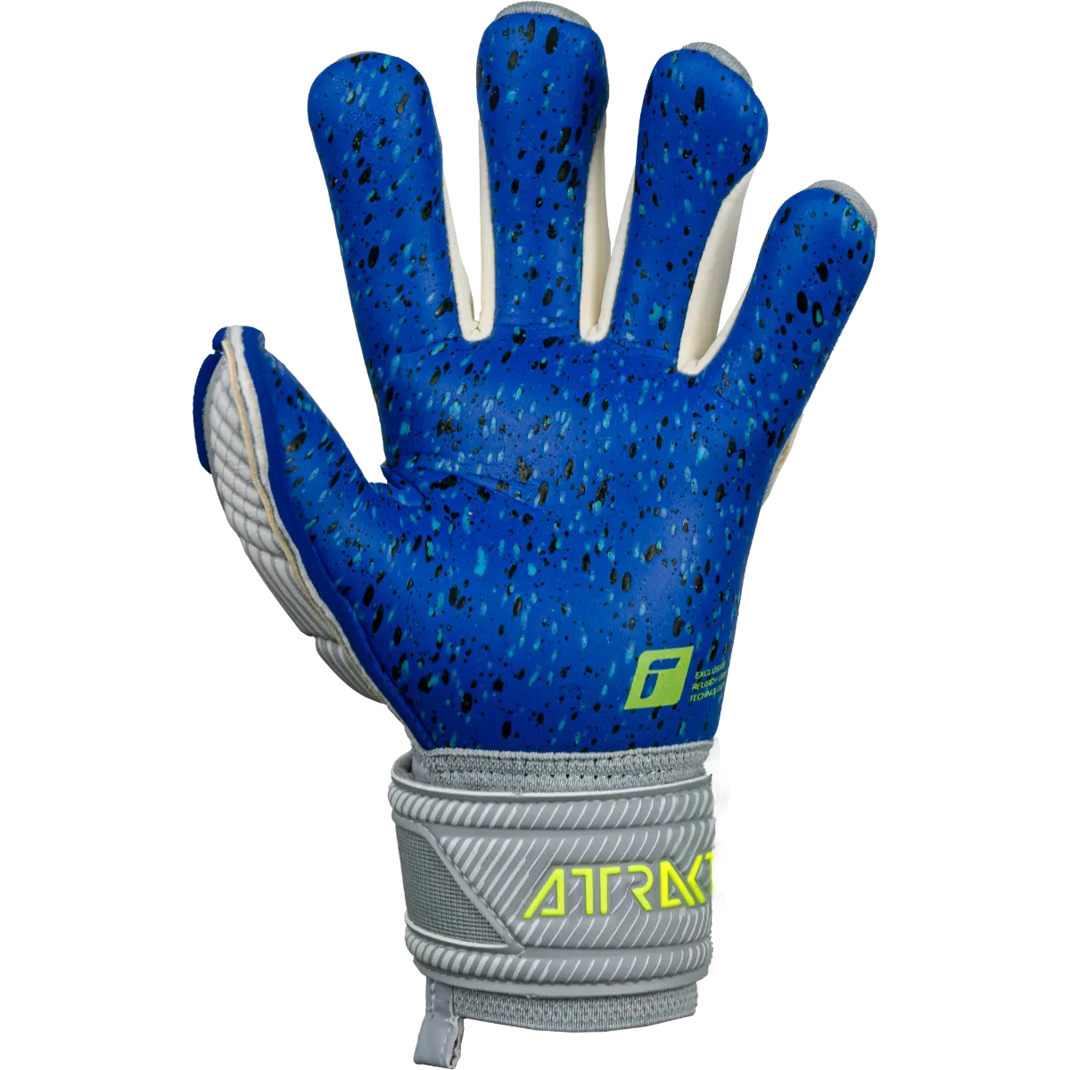 Reusch JR Attrakt Fusion FS Guardian - Grey-Yellow-Blue
