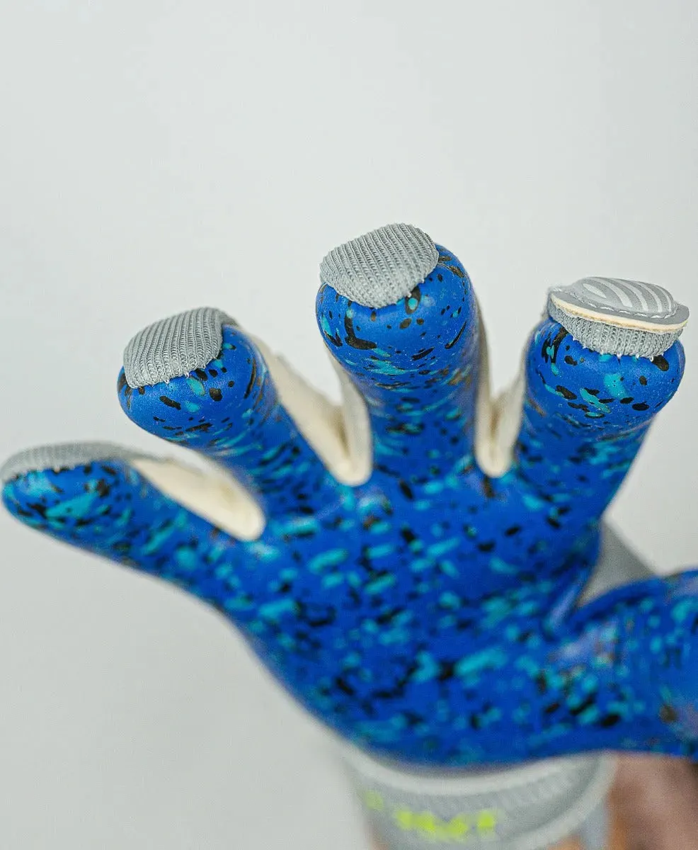 Reusch JR Attrakt Fusion FS Guardian - Grey-Yellow-Blue