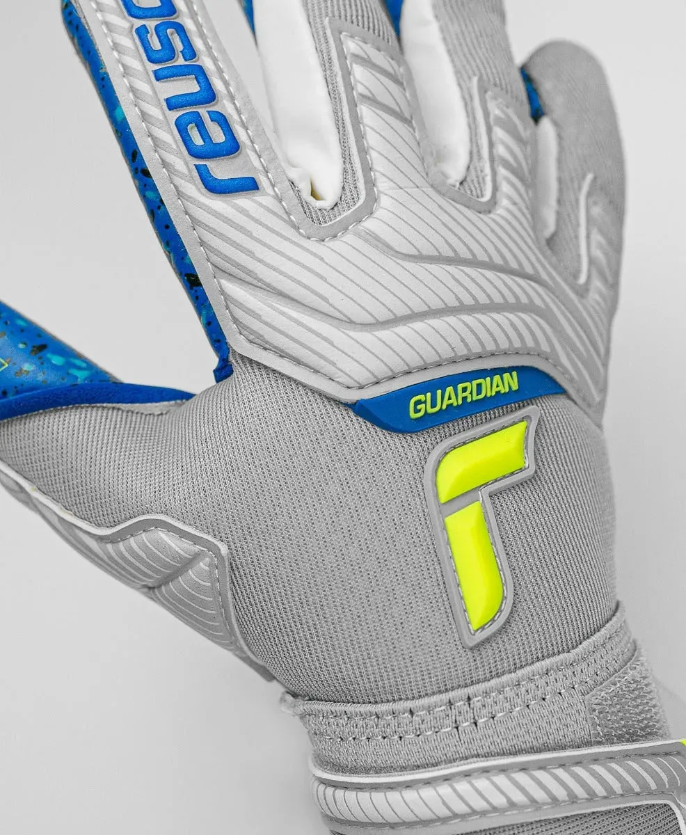 Reusch JR Attrakt Fusion FS Guardian - Grey-Yellow-Blue