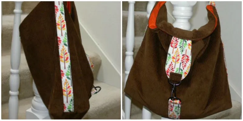 Reversible Hobo Bag Paper Pattern