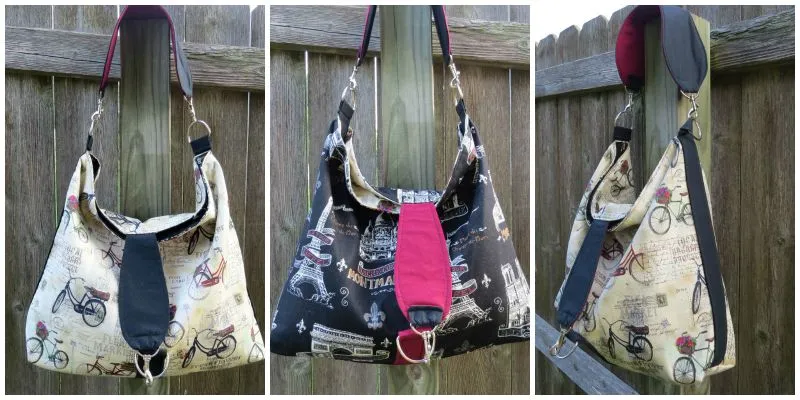 Reversible Hobo Bag Paper Pattern