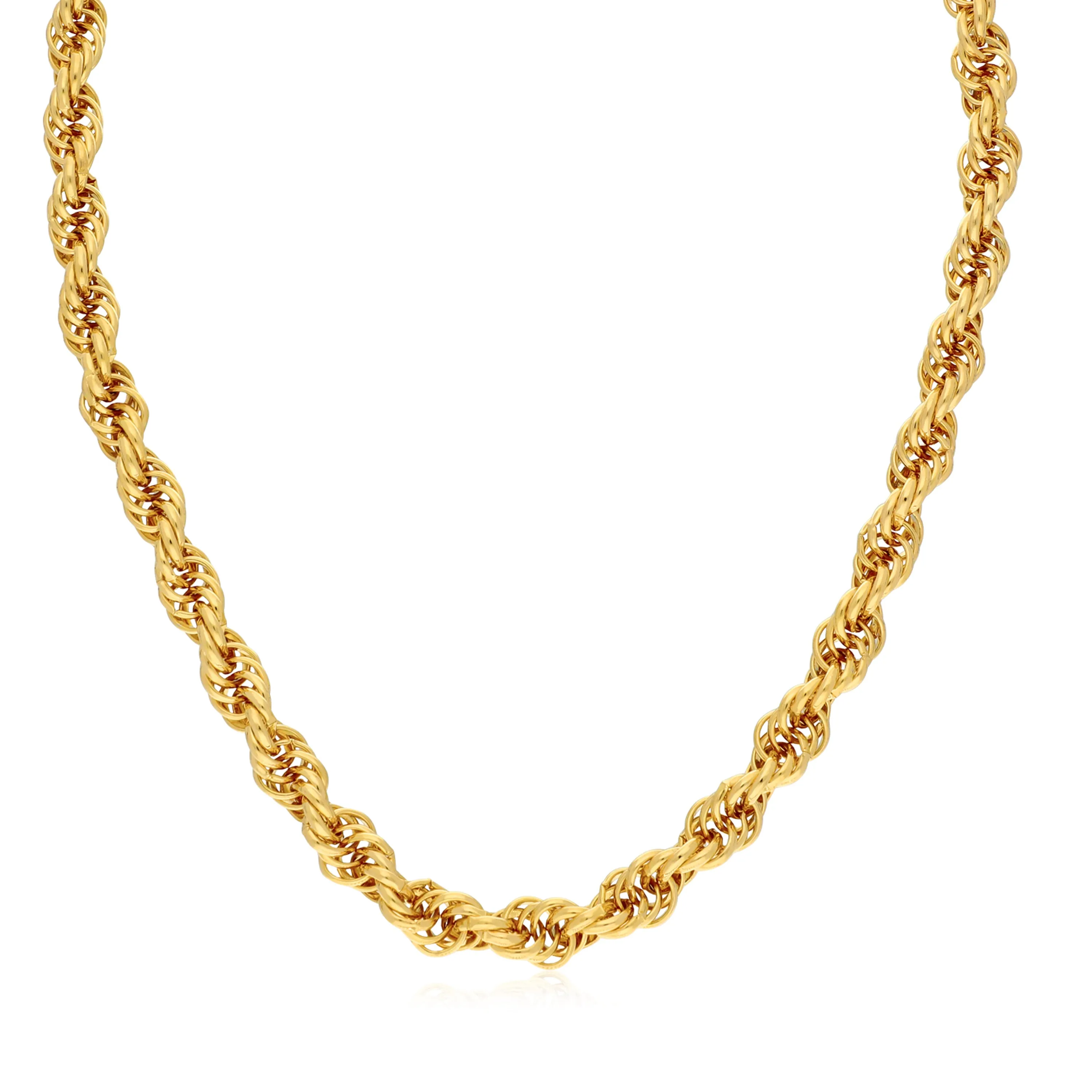 Rope Chain Cyan Blue Clasp