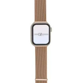 Rose Gold Milanese Loop Apple Watch Band