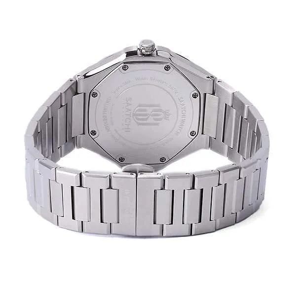 Saatchi Super Slim Blue 42 MM Quartz Men